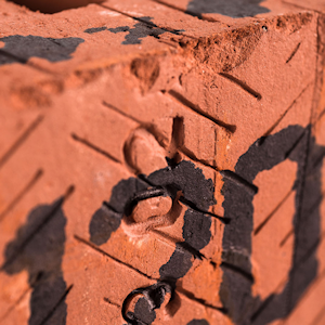 Brick printed with EBS-1600 PicAS-II