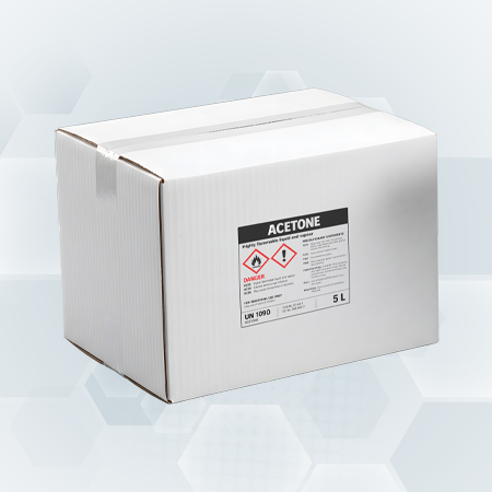 Carton printed with HRX-BICOLOR to meet GHS-CLP regulations