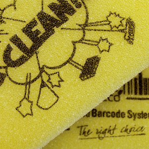 Foam printed with HRX UVLED system