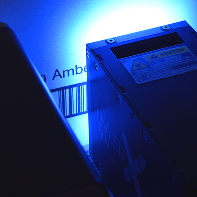 UBS Aplink UVLED curing for printing onto non-porous surfaces